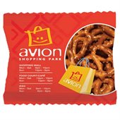 Medium Wide Bag Packed With Pretzel Snaps