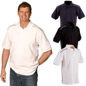 Mens Cotton Contrast Piping Polo