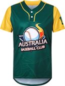 Men's Polyester 2 Button Baseball Jersey