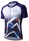 Men's Polyester Ultra Mesh Raglan Short Sleeve Cycling Top
