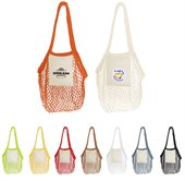 Mesh Cotton Grocery Tote