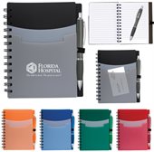 Midland Tri Pocket Notebook & Satin Pen