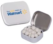 Mini Rectangle Tin Packed With Peppermints