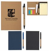 Nappanee Notebook & Pen With Sticky Flags