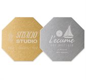 Octagonal Shaped Metal Coaster