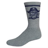 Opus Breathable Cotton Crew Super Soft Socks With Knit In Logo