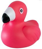 Pink Flamingo Rubber Duck