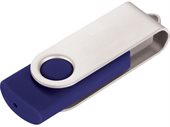 Pivot 4GB Blue Flash Drive Silver Clip