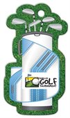 Plastic Golf Bag Shaped Luggage Tag