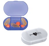 Plastic Three Compartment Pill Case
