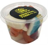 Plastic Tub With 100g Of Mixed Lollies