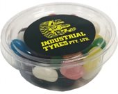 Plastic Tub With 50g Of Jelly Beans