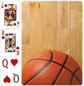 Poker Playing Cards Customisable Basketball Theme Back