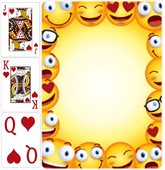 Poker Playing Cards Customisable Emoji Theme Back