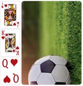 Poker Playing Cards Customisable Soccer Theme Back