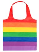 Polyester Rainbow Tote Bag