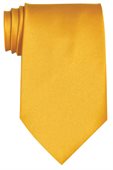 Polyester Tie In Athletic Gold
