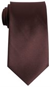 Polyester Tie In Brown
