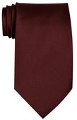 Polyester Tie In Maroon