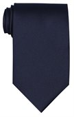Polyester Tie In Navy Blue