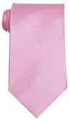 Polyester Tie In Pink