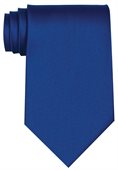Polyester Tie In Royal Blue