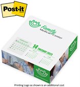 Post-it® 4" Calendar Cube