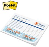 Post-it® 6" x 8" Full Colour Notes