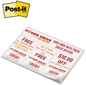 Post-it® 6" x 8" Spot Colour Notes