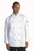 Promotional Cool Breeze Cotton Chef Jacket Long Sleeves