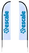 Q1B Large Straight Feather Banner Two Side Print