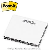 Quarter Post-it® 3" x 4" Rectangular Cube