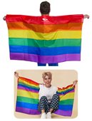 Rainbow Coloured Body Flag