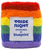 Rainbow Coloured Sweatband