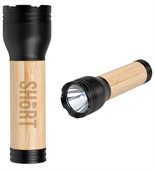 Rechargeable Bamboo Flashlight