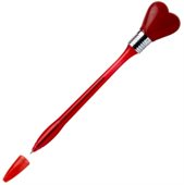 Red Heart Flashing Pen