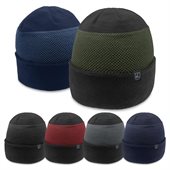 Ridgeline Contrast Weave Cuff Beanie