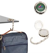 Round Foldable Desk Bag Holder With Mirror