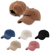 Rovien Lamb Fur Baseball Cap