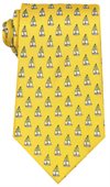Sailing Boats Polyester Tie