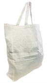 Short Handle Calico Bag With Gusset