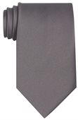 Silk Tie In Dark Grey