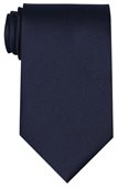 Silk Tie In Navy Blue