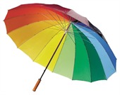 Sixteen Panel Colourful Umbrella