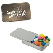 Slider Tin Packed With Chiclets Gum