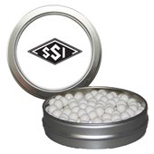 Slim Candy Window Tin Packed With Peppermints