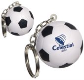 Soccer Ball Anti Stress Key Chain