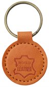 Spherical Recycled Leather Keyring