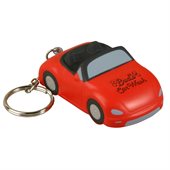 Sports Car Stress Shape Keyring