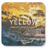 Square Shaped Frosted Metal Coaster